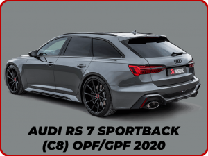 AUDI RS 7 SPORTBACK (C8) - OPF/GPF 2020