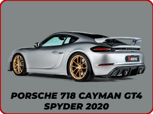 PORSCHE 718 CAYMAN GT4 / SPYDER 2020