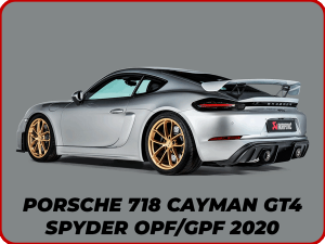 PORSCHE 718 CAYMAN GT4 / SPYDER - OPF/GPF 2020