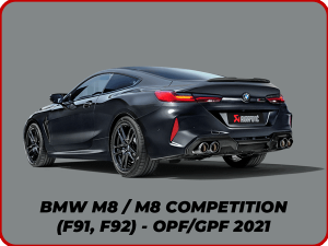 BMW M8 / M8 COMPETITION (F91, F92) - OPF/GPF 2021